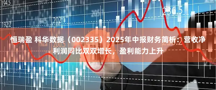 恒瑞盈 科华数据（002335）2025年中报财务简析：营收净利润同比双双增长，盈利能力上升